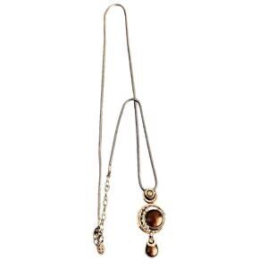Howard's Jewelry Collection Brown Pendant Elegant Necklace